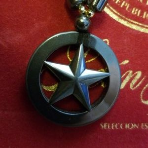 Hematite Pentacle Necklace